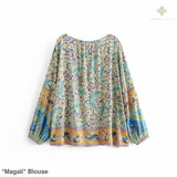 "Magalí" Blouse - Bohemian inspired clothing for women