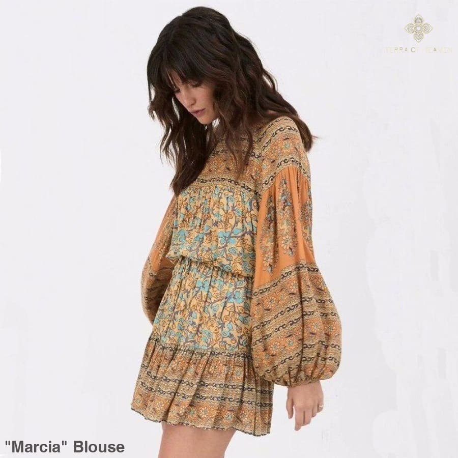 "Marcia" Blouse - Bohemian inspired clothing for women