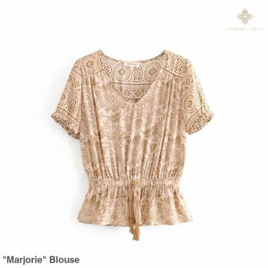 "Marjorie" Blouse - Bohemian inspired clothing for women