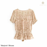 "Marjorie" Blouse - Bohemian inspired clothing for women