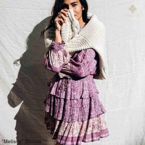 "Melissa" Blouse - Bohemian inspired clothing for women