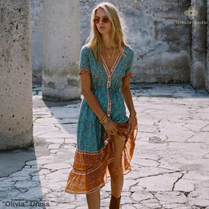 "Olivia" Dress - Bohemian inspired clothing for women