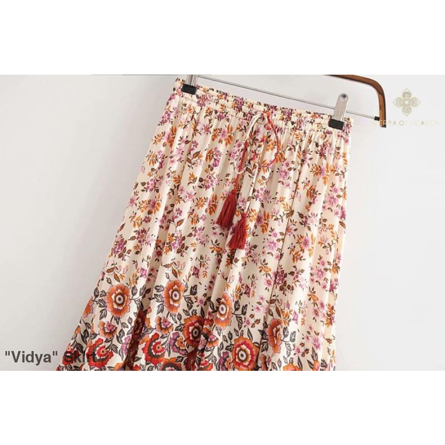 "Vidya" Skirt - Bohemian inspired clothing for women